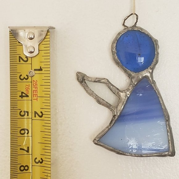 Small Metal Angel Christmas Tree Ornament - Picture 3 of 3